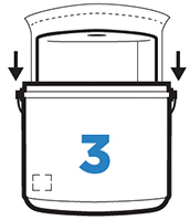 STEP 3 - Insert refill pouch